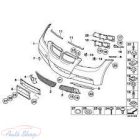 BMW 3-as széria E90 Limuzin , E91 Touring  M-Packet/M-Technik/M-Perfomance Első lökhárító középső rács 2004 - 2008