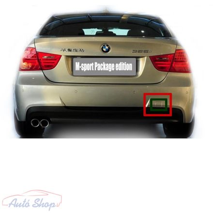 BMW Gyári  M-Packet hátsó lökhárító Vonószem takaró, M-Tech , 51128041134