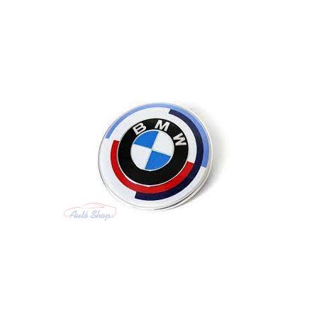 Gyári BMW 50 Yahre 82mm-es csomagtartó embléma 51148087193