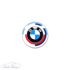   Gyári BMW 50 Yahre 82mm-es motorháztető - csomagtartó embléma 51148087194