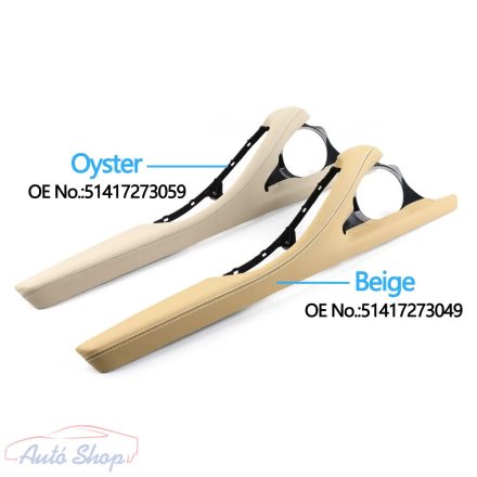 BMW F10/F11 bőrözött ajtó könyöklő BMW  F10 kartámasz 51417273049  51417273059