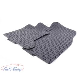   Gyári BMW E60 E61 Allweather tépőzáras fekete első gumiszőnyeg szett 51472409278