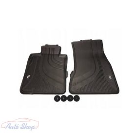   Gyári BMW G30 G31 Allweather tépőzáras fekete első gumiszőnyeg szett 51472414218