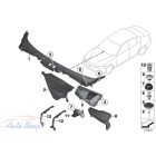 BMW Gyári F30 , F31 szélvédő alatti burkolat - levélrács Gyári BMW Alkatrész  51717258177