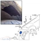 BMW 1/2/3/4  ÚJ jobb első dobbetét burkolat ajtó takaró szervízalkatrész OEM 51717260397 51717260396 BMW F20,F21,F22,F23,F87,F30,F31,F34,,F32,F33,F36