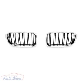   BMW F30 Limuzin , F31 Touring M-Performance Hűtőrács , vese  Króm/Fekete M-es