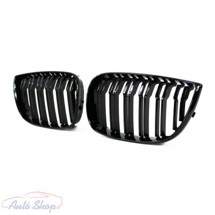 BMW E81 E87 M4 Style  Fényes fekete hűtőrács vese 2004-2007