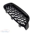 BMW F30/F31 M-es lakkozott  fekete - Króm Exclusive hűtőrács vese