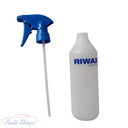 Riwax - műanyag permetező flakon 500ml + permetező fej