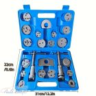 Féknyereg összenyomó készlet 22 db-os tárcsafék-szerszámkészlet – Nehézgépészeti szénacél dugattyús féknyereg-kompresszor és visszatekerő készlet fékbetét cseréhez