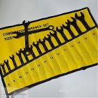 XTousen Ipari Minőségű Ultra vékony  minőségű 14 részes csillag-villás kulcs készlet, Kombinált Kulcskészlet , többfunkciós villáskulcs készlet 8-24mm 