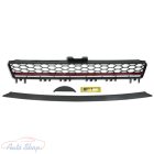 VW Volkswagen Golf VII GTI stílusú lakkozott fényes fekete hűtőrács piros csíkkal