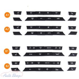   BMW klíma panel gombok gombok F01 F02 F06 F07 F10 F11 F18 F12 F13 F15 F16 , 61319313922, 61319313923, 61319313924