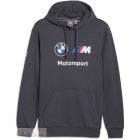 BMW M Motorsport Sötétszürke kapucnis Essentials polár kapucnis melegitő Pulóver felső BMW Ruházat 62130116