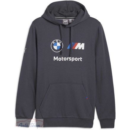 BMW M Motorsport Sötétszürke kapucnis Essentials polár kapucnis melegitő Pulóver felső BMW Ruházat 62130116