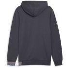 BMW M Motorsport Sötétszürke kapucnis Essentials polár kapucnis melegitő Pulóver felső BMW Ruházat 62130116