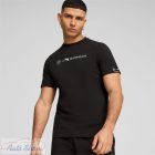 BMW Motorsport  MMS MT7+ Fekete kerek nyakú pamutpóló  62746801