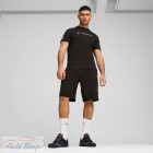 BMW Motorsport  MMS MT7+ Fekete kerek nyakú pamutpóló  62746801