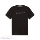 BMW Motorsport  MMS MT7+ Fekete kerek nyakú pamutpóló  62746801