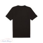 BMW Motorsport  MMS MT7+ Fekete kerek nyakú pamutpóló  62746801