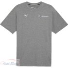 BMW M-Motorsport  MMS ESSENTIALS+ Szürke  kerek nyakú pamutpóló  62750603