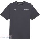 BMW M-Motorsport  MMS ESSENTIALS+ Sötétszürke kerek nyakú pamutpóló  62750606