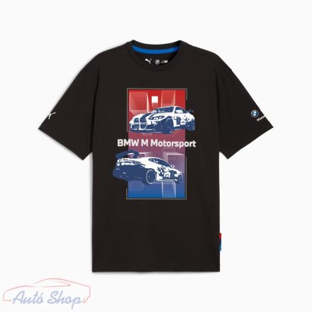  BMW PUMA MMS ESS Autós Grafikus Férfi  Póló kerek nyakú pamutpóló 632597-01