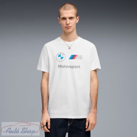 BMW M MOTORSPORT ESS LOGO FÉRFI FEHÉR PÓLÓ 635430-02