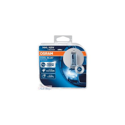 Osram Cool Blue Intense H4 DUO BOX halogén izzó 64193CBI-HCB
