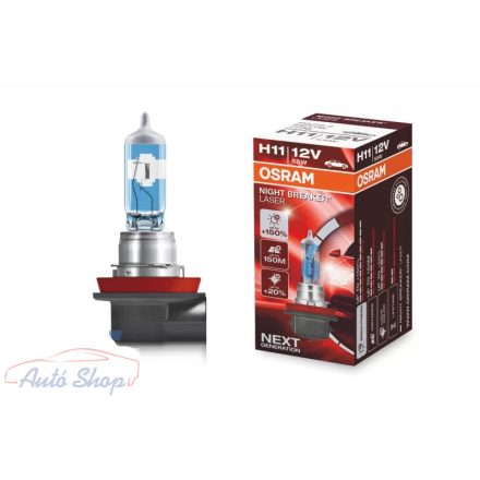 Osram Night Breaker Laser H11 +150% halogén izzó 64211NL