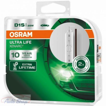 Osram Xenarc Ultra Life izzó  66140ULT-HCB D1S xenon 2db/csomag világítás 