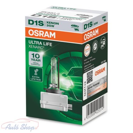 Osram Xenarc Ultra Life izzó  66140ULT D1S xenon  világítás 