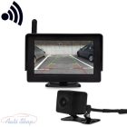 Professzionális autós tolatókamera, vezeték nélküli tolatókamera, 4,3 hüvelykes monitor, vízálló