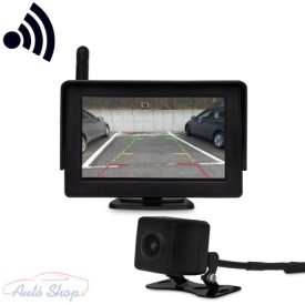   Professzionális autós tolatókamera, vezeték nélküli tolatókamera, 4,3 hüvelykes monitor, vízálló