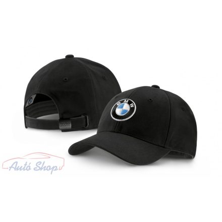 Gyári BMW logós fekete baseball sapka, ‎80162411103