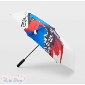   BMW M Motorsport 2022 fehér Grafik automata Táska gyári esernyő 80232864012