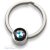 Gyári BMW Logó rozsdamentes kulcstartó ‎80272454771