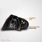 VOLKSWAGEN Golf V 5-höz LED-es hátsó lámpák Fekete Füstszürke Hátsó lámpa 2003-2008