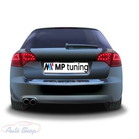   Audi A4 LED-es hátsó lámpák sötétpiros Hátsó lámpa Audi A4 Avant B7 2004-2008