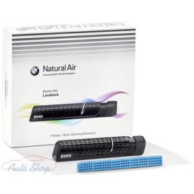   GYÁRI BMW LAVABLACK NATURAL Air Car illatosító tartó + 1 DB Starter Kit 