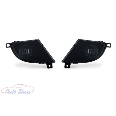 BMW E60 E61 fekete füst burás H8 ködlámpa pár 2007-2010