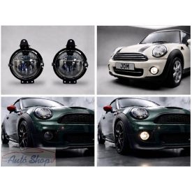   Mini Cooper Ködlámpák füstüveggel, R55/ R56/ R57/ R58/ R59 modellekhez, 2006-2013-as modellévekhez