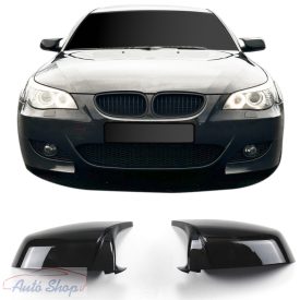   BMW E60, E61 Lci  M style M-Tech visszapillantó tükör borítás, fényes fekete , carbon 2007-2010