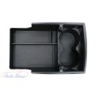 Tesla Model S (2012-től) és Model X (2015-től) modellekhez, középső konzoli tárolódoboz fekete színben