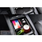 Tesla Model S (2012-től) és Model X (2015-től) modellekhez, középső konzoli tárolódoboz fekete színben