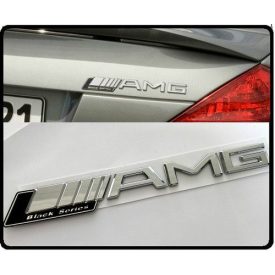 MERCEDES AMG BLACK LIMITÁLT EMBLÉMA 