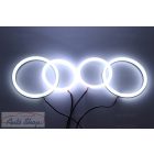 BMW E60/E61 Angel Eyes  Opal Smd Led szett BMW Angel Eyes Opal Led  E60/E61 Halogén izzóval szerelt Utólagosan beszerelhető Angel eyes 2003-2010