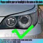 BMW E60/E61 Angel Eyes  Opal Smd Led szett BMW Angel Eyes Opal Led  E60/E61 Halogén izzóval szerelt Utólagosan beszerelhető Angel eyes 2003-2010