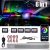 LED Ambient Tuning Lights  6 az 1-ben autóbelső akril vezetőszálas csík RGB 64 színben 