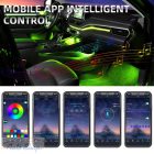 LED Ambient Tuning Lights  6 az 1-ben autóbelső akril vezetőszálas csík RGB 64 színben 